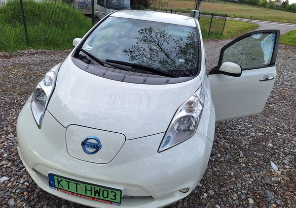 Nissan Leaf cena 48500 przebieg: 62700, rok produkcji 2017 z Kraków małe 254